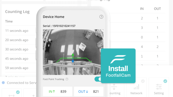 FootfallCam - Easy Setup & Use