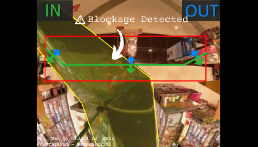 FootfallCam 3D Pro2 - Auto Overhead Blockage Alert